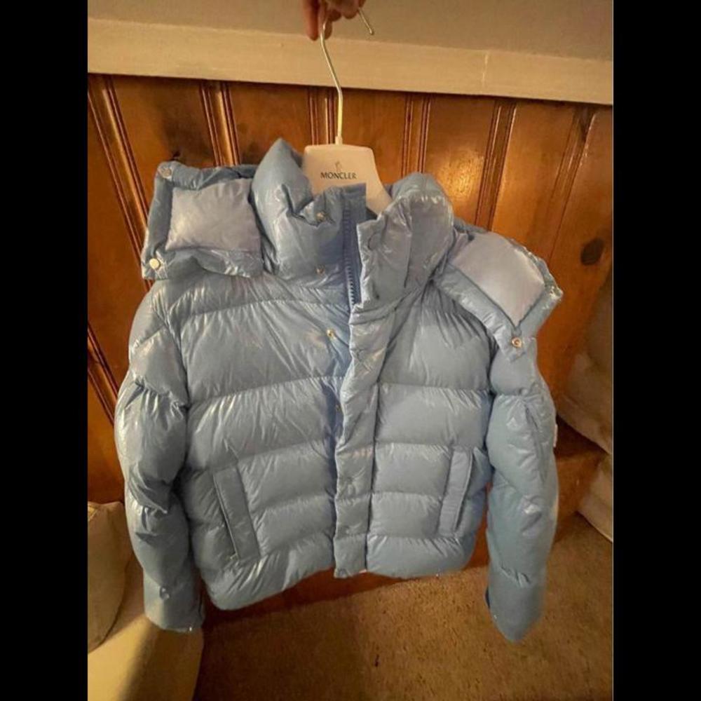 Moncler Maya Jacket 70th Edition Baby Blue Men